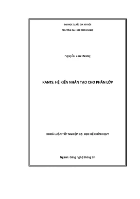 Luận văn kants hệ kiến tạo cho phân lớp