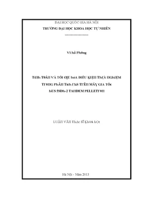 Luận văn thạc sĩ tính toán và tối ưu hóa điều kiện thực nghiệm trong phân tích rbs trên máy gia tốc hus 5sdh 2 tandem pelletron vnu lvts08w