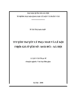 Luận văn thạc sĩ truyền thuyết lý phục man và lễ hội rước giá ở yên sở hoài đức hà nội