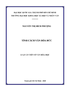 Tính cách văn hóa đức