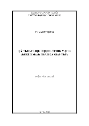 Luận văn kỹ thuật lưu lượng trong mạng chuyển dịch nhãn đa giao thức