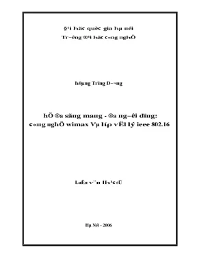 Luận văn hệ đa sóng mang đa người dùng