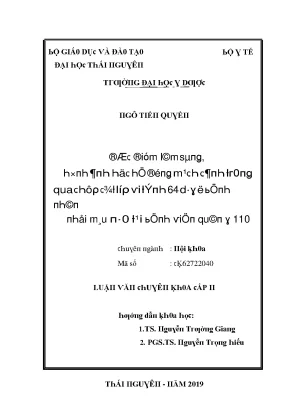 Luận văn đặc điểm lâm sàng hình ảnh học hệ động mạch cảnh trong qua chụp cắt lớp vi tính 64 dãy ở bệnh nhân nhồi máu não tại bệnh viện quân y 110