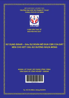 Sử dụng bisar gas dự đoán mođun cbr của đất nền cho kết cấu áo đường nhựa mỏng