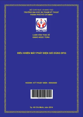 Điều khiển máy phát điện gió dùng dfig
