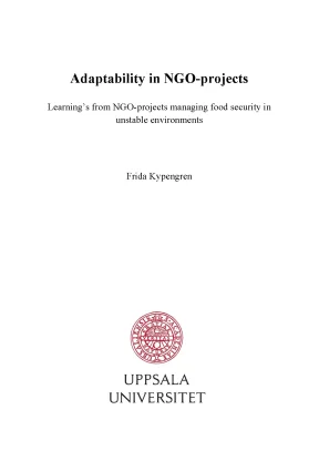 Adaptability in ngo projects