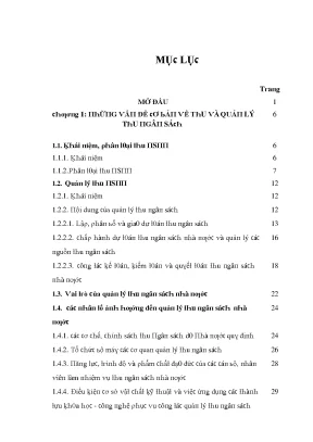 Luận văn hoàn thiện quản lý thu ngân sách nhà nước trên địa bàn thành phố hà nội đến năm 2010