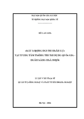 Luận văn năng lực cạnh tranh của công ty cổ phần nicotex