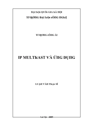 Luận văn ip multicast và ứng dụng