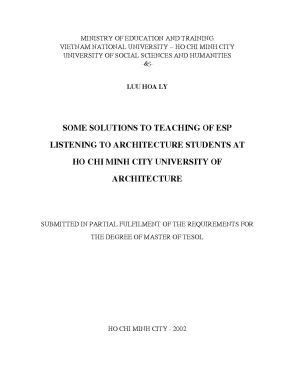 Some solutions to teaching of esp listening to architecture students at ho chi minh city university of architecture