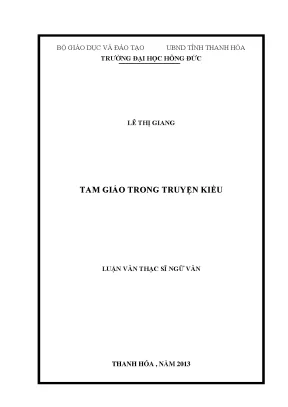 Tam giáo trong truyện kiều