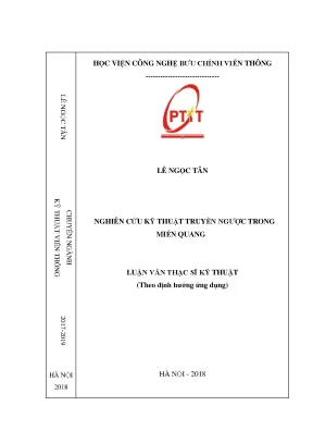 Luận văn nghiên cứu kỹ thuật truyền ngược trong miền quang