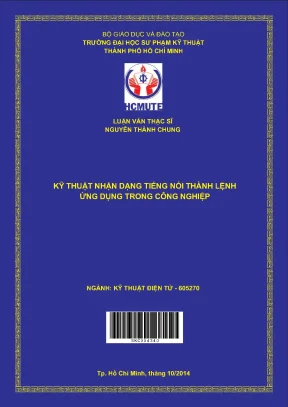 Kỹ thuật nhận dạng tiếng nói thành lệnh ứng dụng trong công nghiệp