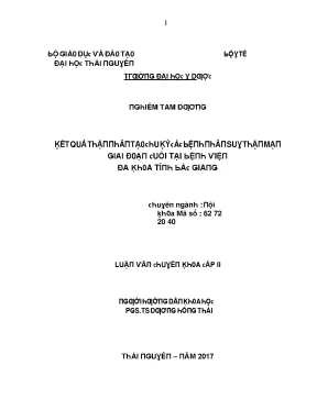 Luận văn kết quả thận nhân tạo chu kỳ các bệnh nhân suy thận mạn giai đoạn cuối tại bệnh viện đa khoa tỉnh bắc giang