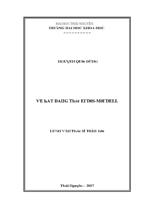 Luận văn về bất đẳng thức erdos mordell