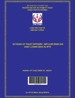 Sử dụng kỹ thuật diffserv mpls để đánh giá chất lượng dịch vụ iptv
