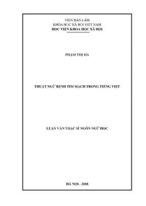 Thuật ngữ bệnh tim mạch trong tiếng việt