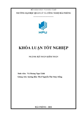 Luận văn hoàn thiện tổ chức kế toán vốn bằng tiền tại công ty cổ phần vận tải thành an phát