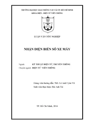 Nhận diện biển số xe máy