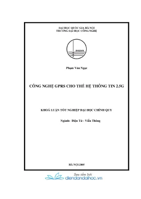 Luận văn công nghệ gprs cho thế hệ thông tin 2 5g