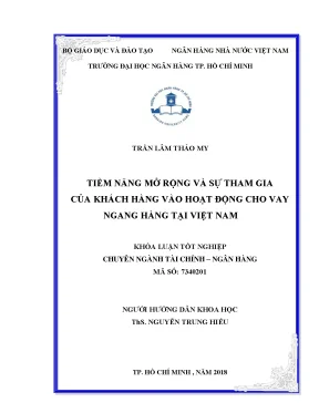 Luận văn tiềm năng mở rộng và sự tham gia của khách hàng vào hoạt động cho vay ngang hàng tại việt nam