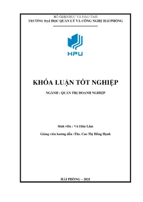Luận văn một số biện pháp đẩy mạnh công tác tiêu thụ sản phẩm ống thép của công ty tnhh ống thép 190 ở khu vực miền bắc