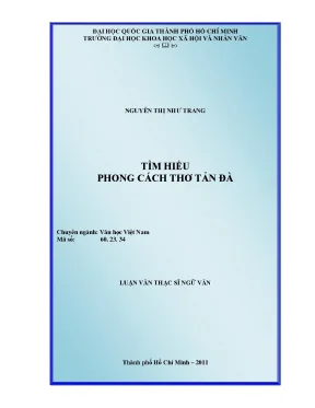 Tìm hiểu phong cách thơ tản đà