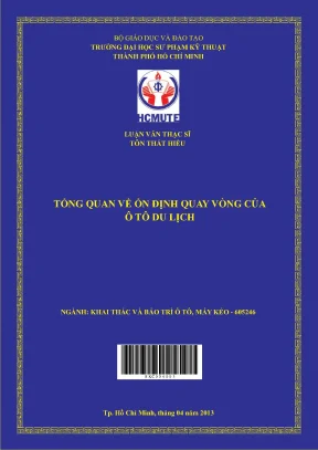 Tổng quan về ổn định quay vòng của ô tô du lịch