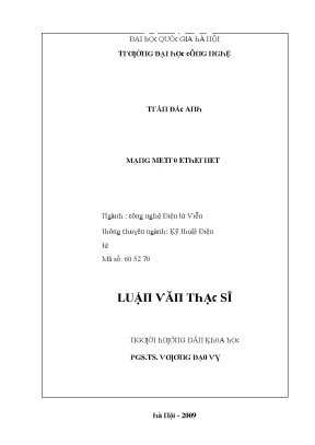 Luận văn mạng metro ethernet