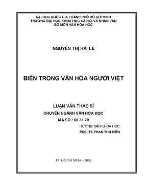 Biển trong văn hóa người việt