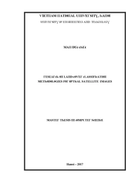Luận văn research on land cover classification methodologies for optical satellite images