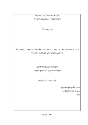 Luận văn áp dụng tri thức về phát hiện phân loại tấn công từ chối dịch vụ để thiết kế hệ thống bảo vệ