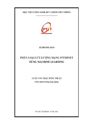 Phân loại lưu lượng mạng internet dùng machine learning