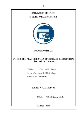 Luận văn các phương pháp tiền xử lý trong nhận dạng chữ nôm trên thiết bị di động