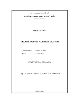 Luận văn thạc sĩ nghiên cứu xử lý nước thải dệt nhuộm bằng phản ứng điện hóa cao áp sử dụng điện cực sắt vnu lvts08w