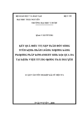 Luận văn kết quả điều trị xẹp thân đốt sống trên bệnh nhân loãng xương bằng phương pháp bơm ciment sinh học qua da tại bệnh viện trung ương thái nguyên