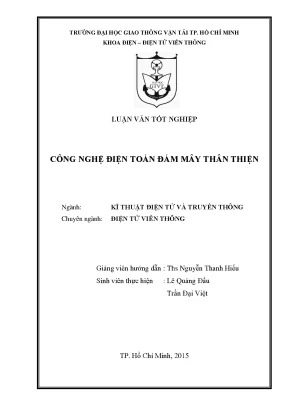 Công nghệ điện toán đám mây thân thiện