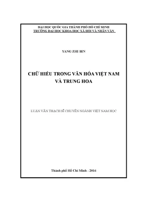 Chữ hiếu trong văn hóa việt nam và trung hoa