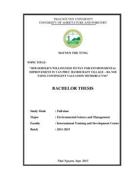 Luận văn households willingness to pay for environmental improvement in van phuc traditional handicraft village ha noi using contingent valuation method cvm