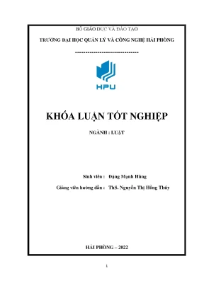 Luận văn pháp luật về an toàn lao động và vệ sinh lao động một số vẫn đề lý luận và thực tiễn tại viễn thông hải phòng