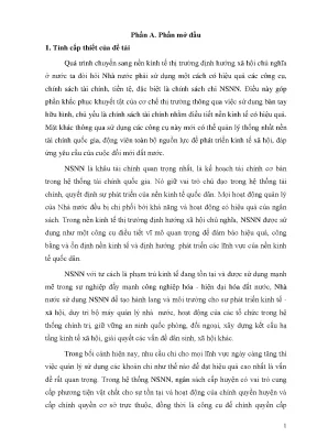 Hoàn thiện quản lý chi nsnn huyện đông sơn