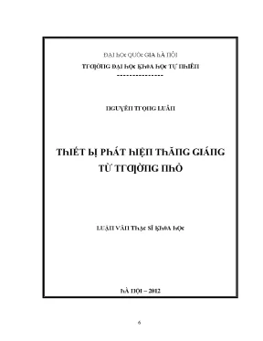 Luận văn thạc sĩ thiết bị phát hiện thăng giáng từ trường nhỏ vnu lvts08w