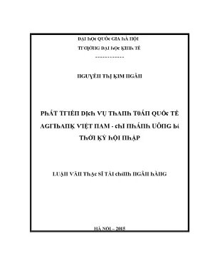 Luận văn phát triển dịch vụ thanh toán quốc tế agribannk việt nam chi nhánh uông bí thời kỳ hội nhập