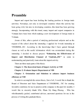 Luận văn enhancing the effectiveness of import and distribution channel of vindrink jsc