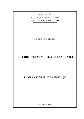 Đối chiếu thuật ngữ dầu khí tiếng anh việt
