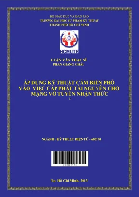Áp dụng kỹ thuật cảm biến phổ vào việc cấp phát tài nguyên cho mạng vô tuyến nhận thức
