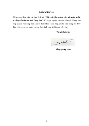 Giải pháp tăng cường công tác quản lý đầu tư công trên địa bàn tỉnh lạng sơn