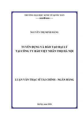 Tuyển dụng và đào tạo đại lý tại công ty bảo việt nhân thọ hà nội