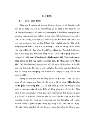 Thực hiện pháp luật về giáo dục phổ thông của ủy ban nhân dân quận bình thạnh thành phố hồ chí minh