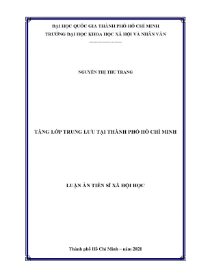 Tầng lớp trung lưu tại thành phố hồ chí minh